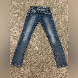Miss Me signature straight jeans size 26 with 31” inseam